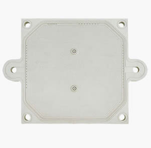 Welded membrane filter plate used in beer production